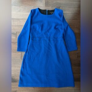 Banana Republic Royal Blue Long Sleeve Dress